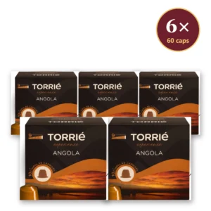 Torrié Angola — pack de 6 cajas (60 cápsulas Nespresso)
