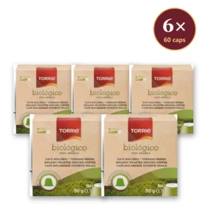 Torrié Biológico — pack de 6 cajas (60 cápsulas Nespresso)