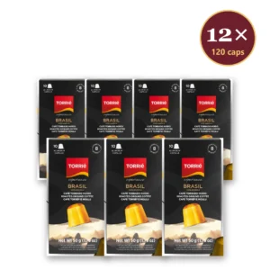 Torrié Brasil — pack de 12 cajas (120 cápsulas de aluminio Nespresso)