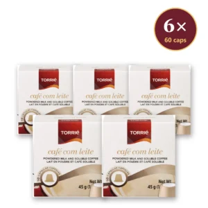 Torrié Café con Leche — pack de 6 cajas (60 cápsulas Nespresso)