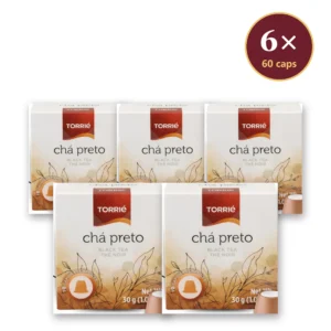 Torrié Té Negro — pack de 6 cajas (60 cápsulas Nespresso)