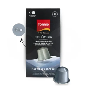 Torrié Colômbia — 10 cápsulas de alumínio Nespresso