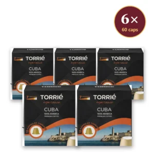 Torrié Cuba — pack de 6 caixas (60 cápsulas Nespresso)