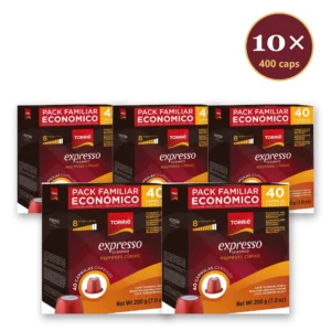 Torrié Expresso Classique — carton de 10 packs familiaux (400 capsules Nespresso)