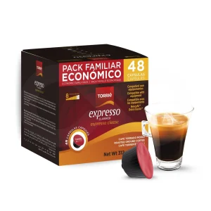 Caixa de 48 cápsulas Torrié Expresso Clássico compatíveis com Dolce Gusto