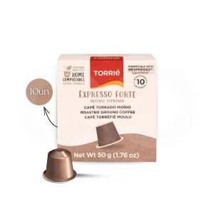 Torrié Expresso Forte — 10 cápsulas compostáveis Nespresso