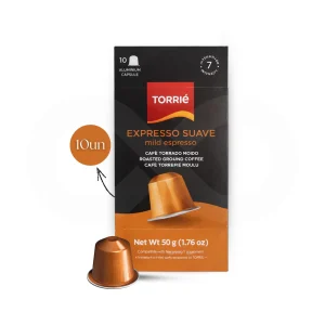 Torrié Expresso Suave — 10 cápsulas de alumínio Nespresso