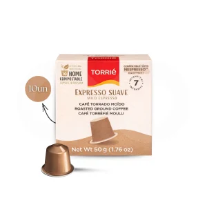 Torrié Espresso Suave — 10 cápsulas compostables Nespresso