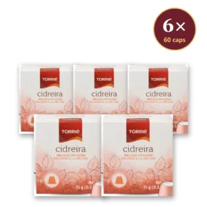 Torrié Infusão de Cidreira — pack de 6 caixas (60 cápsulas Nespresso)