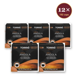 Torrié Angola — pack de 12 caixas (192 cápsulas Dolce Gusto)