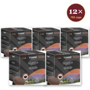 Torrié Uganda — pack de 12 caixas (192 cápsulas Dolce Gusto)