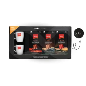 Torrié Pack Origens — 30 cápsulas de alumínio e 2 chávenas de oferta
